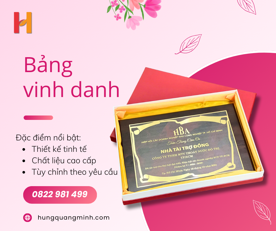 Bảng vinh danh