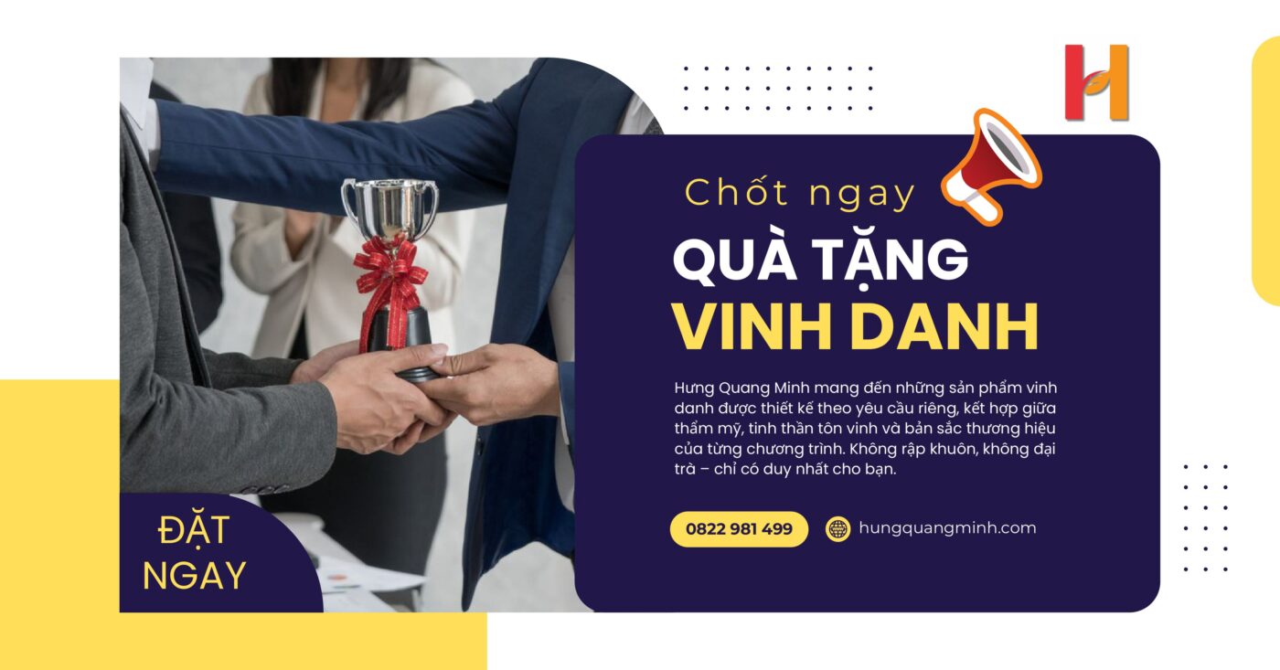 Đừng Để Sự Kiện Lỗi Nhịp – Chốt Ngay Quà Tặng Vinh Danh Chuyên Nghiệp Trước Giờ G!