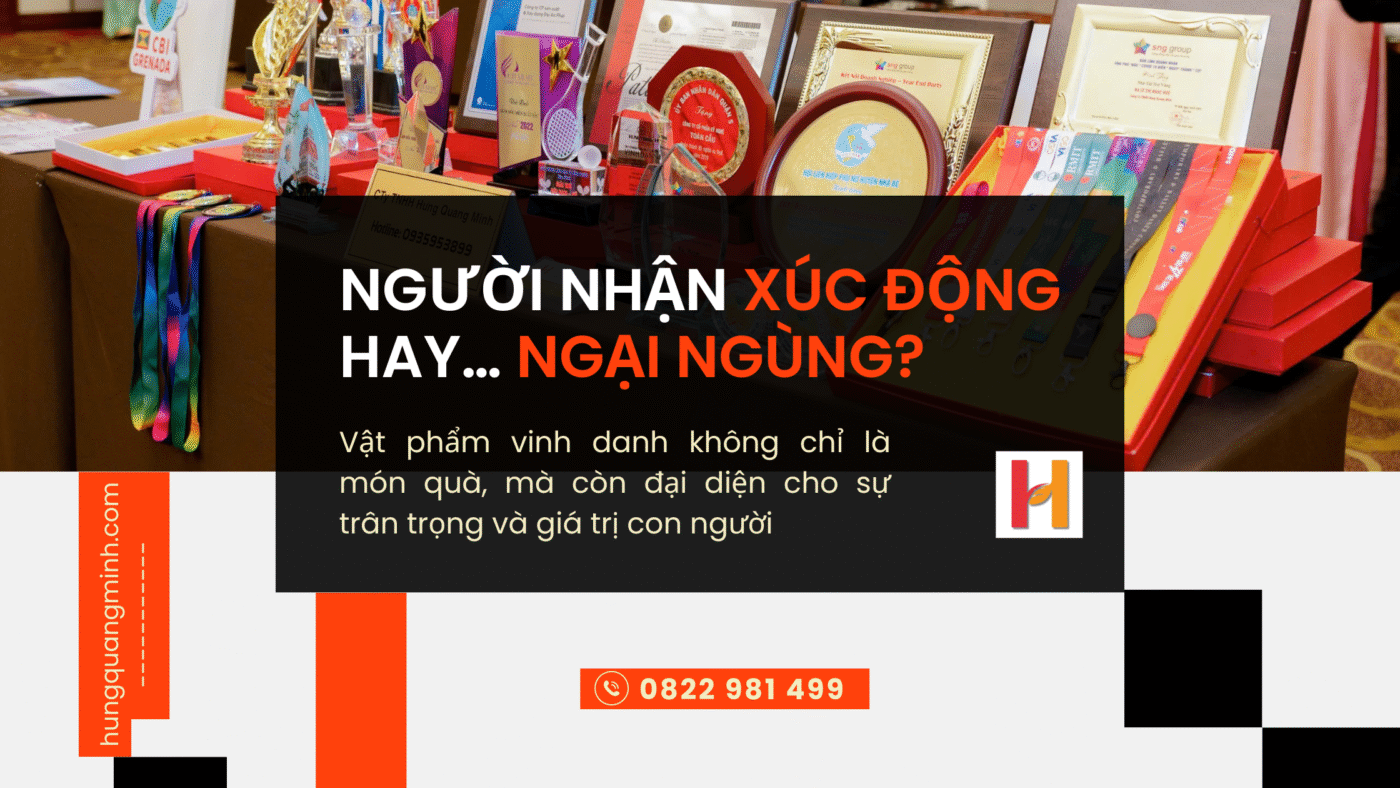 Vinh danh không thể làm lại – Người nhận xúc động hay… ngại ngùng? Câu trả lời nằm ở quà tặng vinh danh