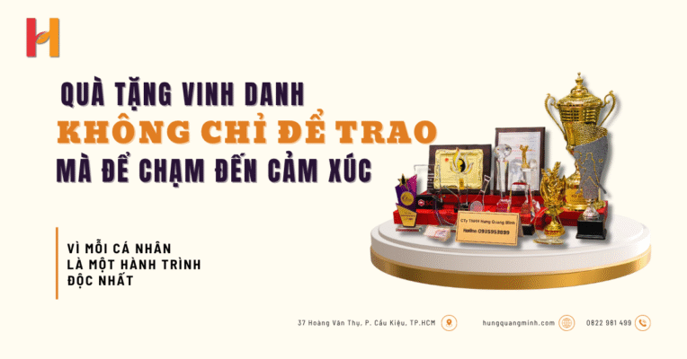 Quà tặng vinh danh không chỉ để trao – mà để chạm đến cảm xúc