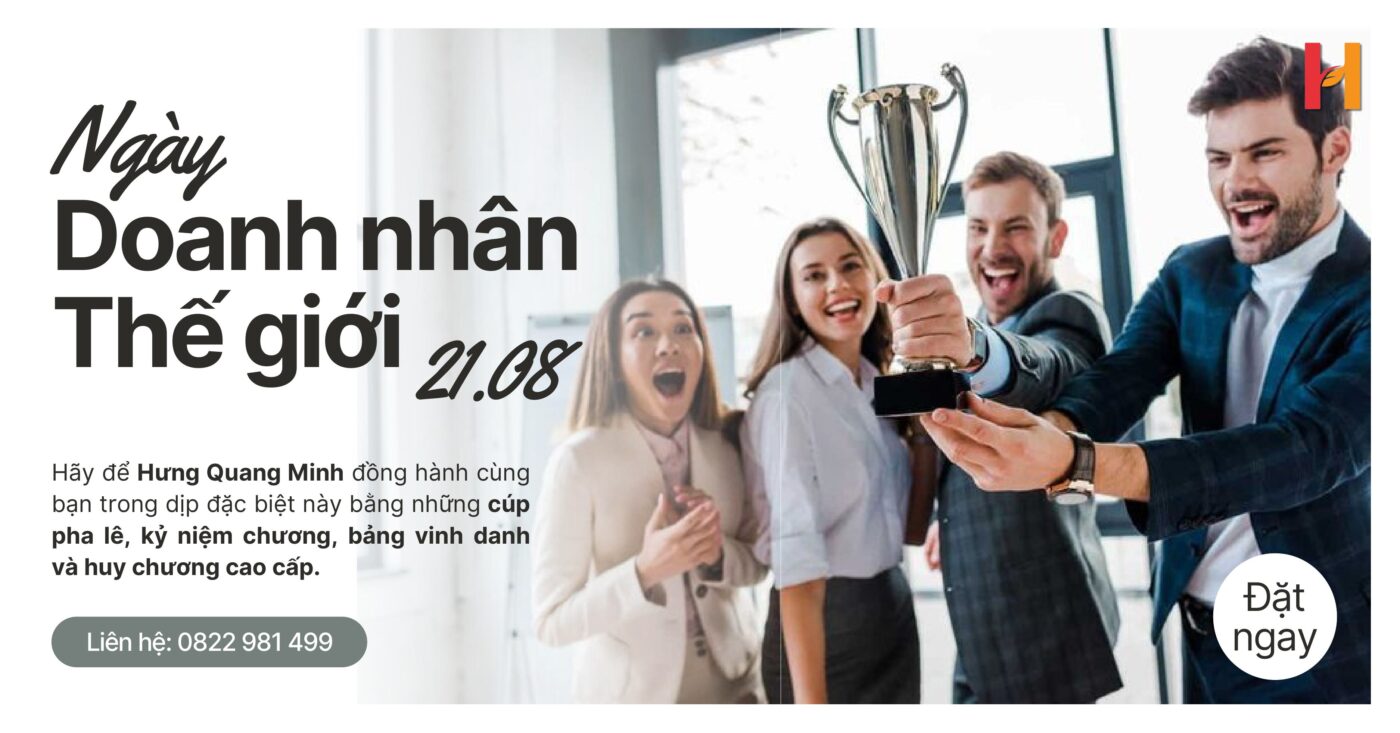 Ngày Doanh nhân Thế giới 21/8 – Tri ân doanh nhân bằng những quà tặng vinh danh xứng tầm